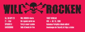 WILL ROCKEN Party in RAVENSBURG am 30.09.23